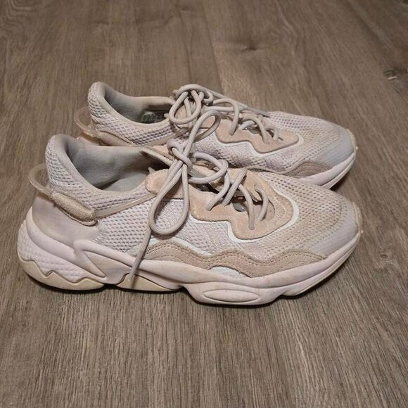 Adidas Ozweego Pastel Pink Athletic Casual Lace Up Trainers Sneaker Shoes 6 - Picture 2 of 6